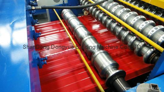 aluminum sheet automatic double layer roll forming machine 4