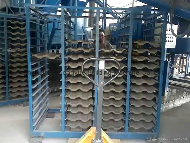 Best Automatic clay tile press making machine/clay roof tile making machine 4