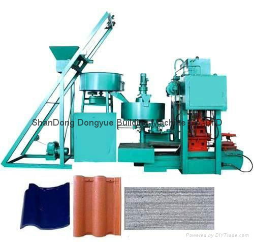 Dongyue Concrete Roof Tile Machine/heavy duty concrete roof tile making machine