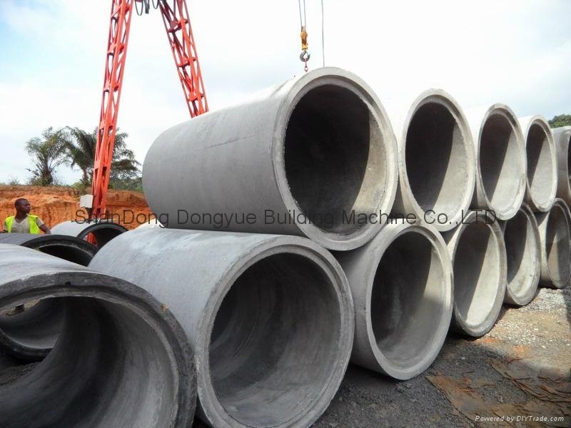 Good price Reinforced cement pipe forming machine for drain/road construction 5