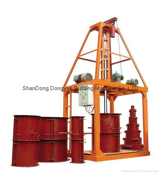 Good quality cement pipe forming machine / concrete water pipe making machinery  2