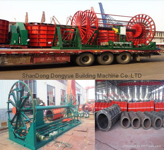 Good price roller Cement Pipe Equipment channel pipe making machine from China 4