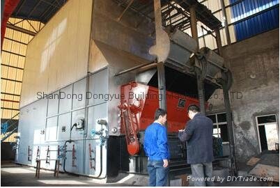 China SZL Series of coal gas, solid waste mixed burn boiler CE Standard 3