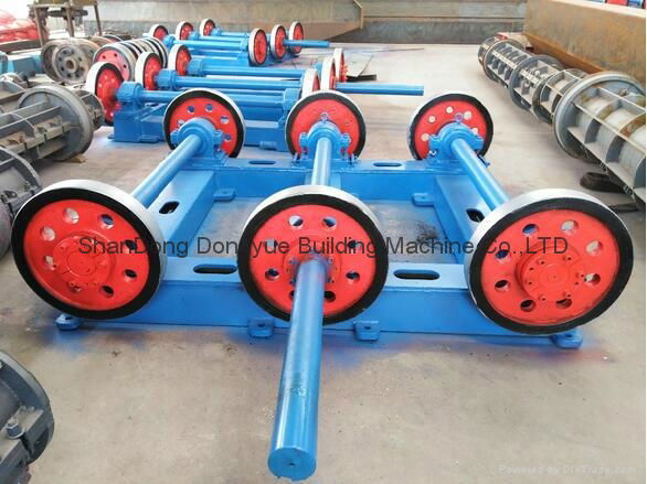 Widely Used Three wheel concrete pole machinery,concrete pole machine 2