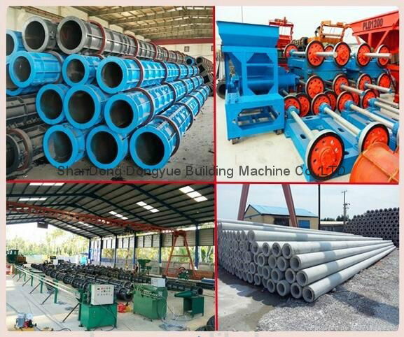 Widely Used Three wheel concrete pole machinery,concrete pole machine 4