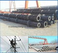 CE Standard prestressed concrete spun pole machinery