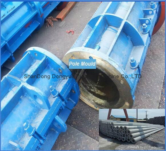 Hot selling Concrete electric pole making mould for Kenya/Tanzania/ Algeria 4