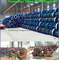 Advanced two-line pre-stressed or reinforced spun concrete pole machine