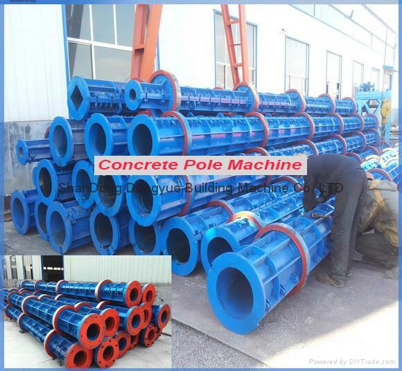 Engineers available overseas electric concrete pole making machine  5