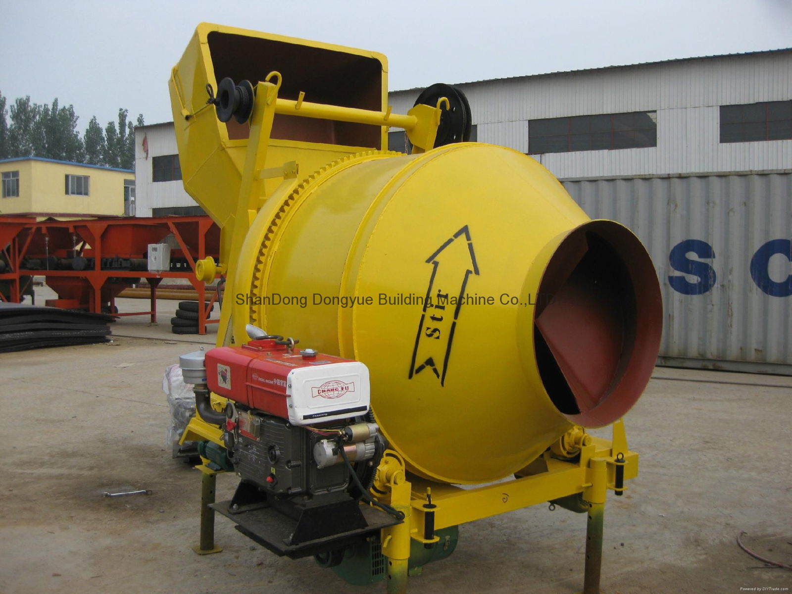 Diesel Concrete Mixer JZC350 From DONGYUE For Sale 5