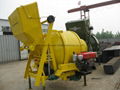 small portable diesel concrete mixer JZC350 5