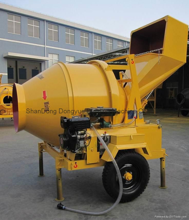 JZC350 used cement mixer concrete machinery,gasoline portable concrete mixer