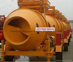 JZC500 rotating drum concrete mixer CE standard