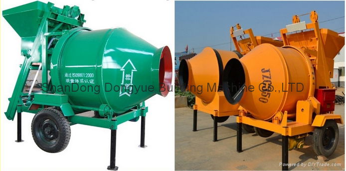 JZC350 mini drum concrete mixer for concrete machinery 3