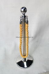 Stanchion with rope