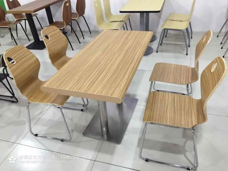 学生食堂不锈钢餐桌椅定制厂家 5
