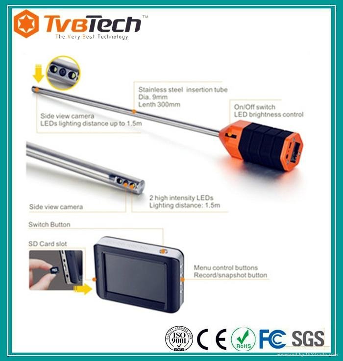 TVBTECH cavity wall inspection camera video borescope endoscope 4