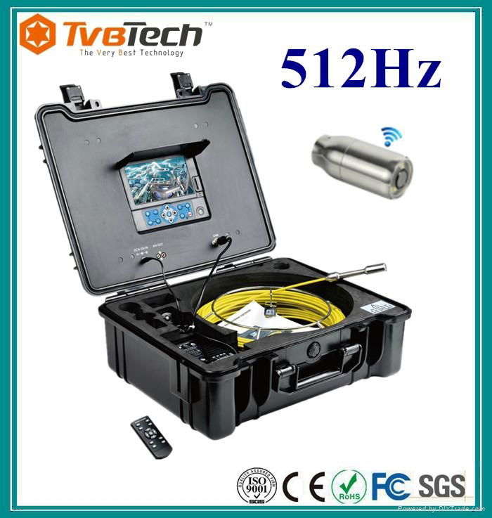 CCTV Camera for Sewer Drain Inspection Camera with 512Hz transmitter 2