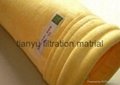High temperature filter bag pps PTFE Polyimide Glassfiber