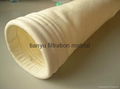 sub-high temperature filter bag PTFE/PPS