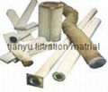 Bag House Dust Collector PTFE Non Woven Bag Filters, Industry Air Filter Media B