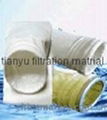 Dust collector filter bags PPS/Aramid/PTFE/ Glassfiber filter media