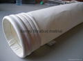 polyester needle felt filter bag for cement