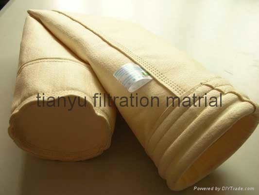 High Quality Idustrial PPS Fabric Filter Bags With PTFE Coating