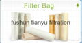 Ryton(PPS) nonwoven needle felt dust collector filter bag