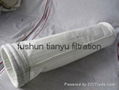 Anti static polyester non-woven dust bags for cement dust filter