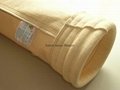 Industrial high temperature resistant fabric NOMEX dust collecting bag filter