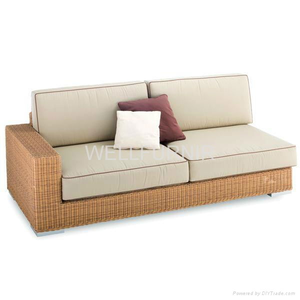 Outdoor Wicker Sofa-Jerra 2