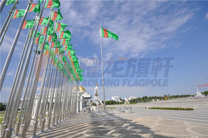 10米手动铝合金旗杆-静电喷涂 2