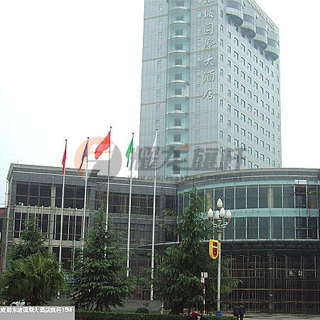 9米304手動不鏽鋼旗杆-拋光拉絲 2
