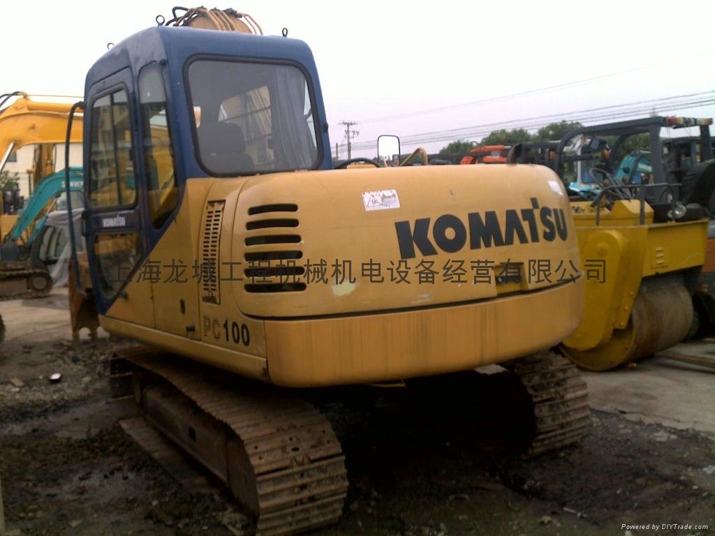 Used Komatsu PC100 excavator