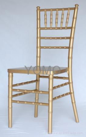 Gold Wooden Chivari/Chiavari Chairs(YOMO-005)