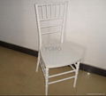 White Resin Chiavari Chairs (YOMO-006) 1