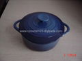 cast iron enamel casserole 1