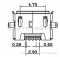 MICRO USB  反向母座