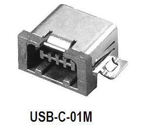 USB  AM插头正反双向插头   侧插 3