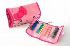 Cartoon pen Bag Colour pen bag Atbc-pvc pen bag