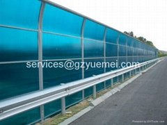 polycarbonate hollow sheet sound barrier