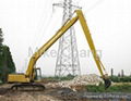 Komatsu long reach boom 1