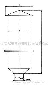 高壓氧氣放散消聲器