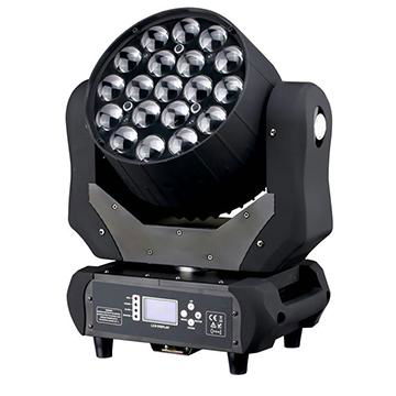 led moving head beam wash zoom light 19x15W RGBW 4IN1 Osram LED