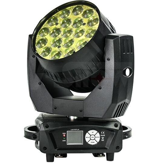19X15W RGBW 4IN1 LED Moving head Aura Wash Zoom with backlight effect