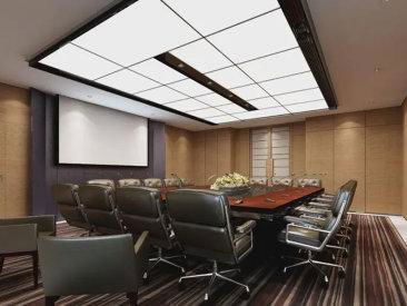 Motorized Embedded Electric Flip LED Film Panel Light for Meeting room  4