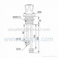 fume hoods remote gas valve