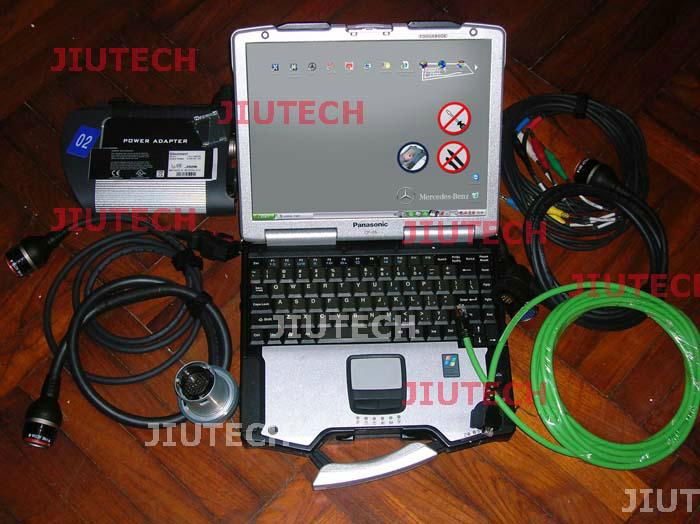 MB SD Connect C4 with Panasonic CF29 laptop Mercedes Star Diagnosis Tool