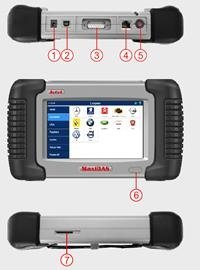MaxiDAS DS708 car diagnostic code reader Scanner For Toyota, Honda, Nissan